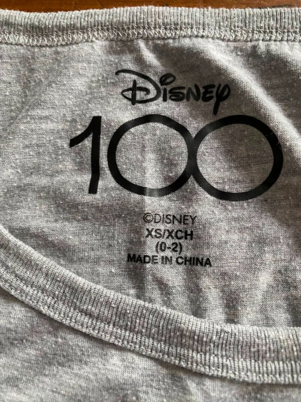 DISNEY Women’s Sleepwear Tank Gray Top, Size XS - Picture 2 of 7